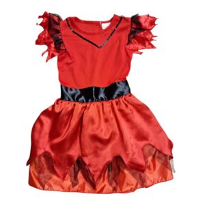 Vampiiri kostüüm kleit 4-6a