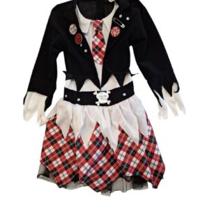 Halloweenikleit  "Zombi koolitüdruk"